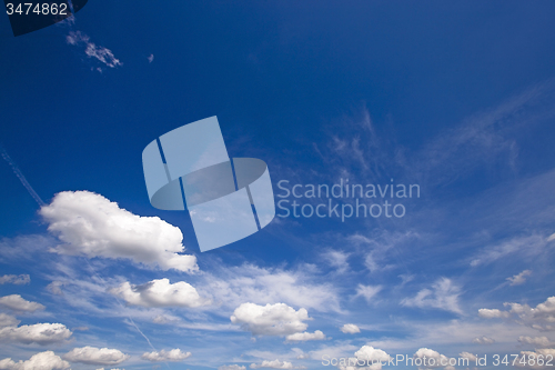 Image of the sky with clouds  