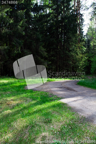 Image of not paved rural road