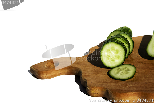 Image of Green cucumbers 