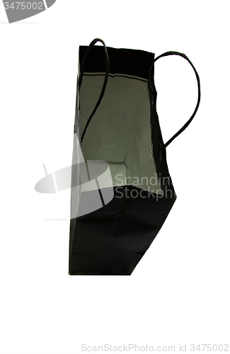 Image of Black paper bag 