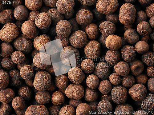 Image of aromatic pepper corns background