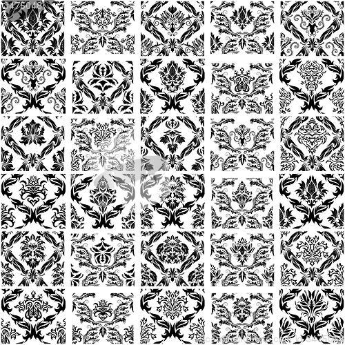 Image of Damask Seamless Pattern