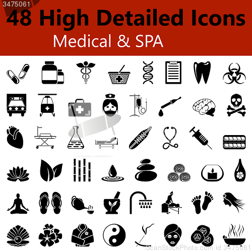 Image of Medical and SPA Smooth Icons