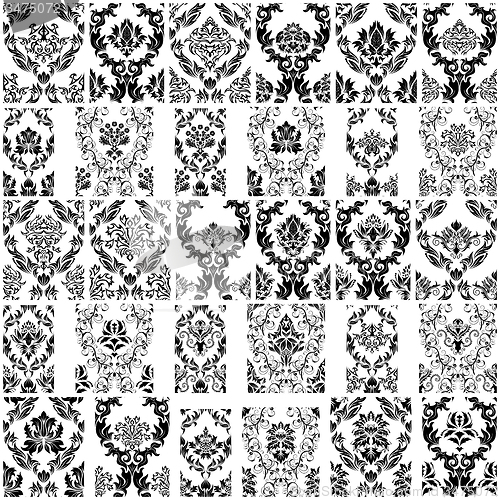 Image of Damask Seamless Pattern