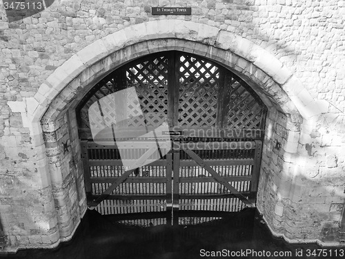 Image of Black and white Tower of London