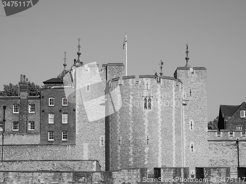 Image of Black and white Tower of London