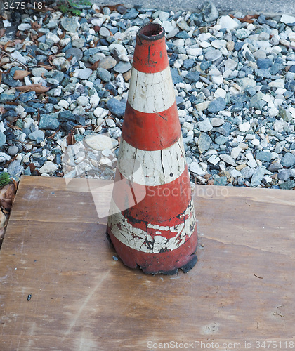 Image of Traffic cone sign