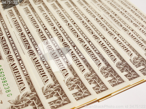 Image of Retro look Dollar notes 1 Dollar