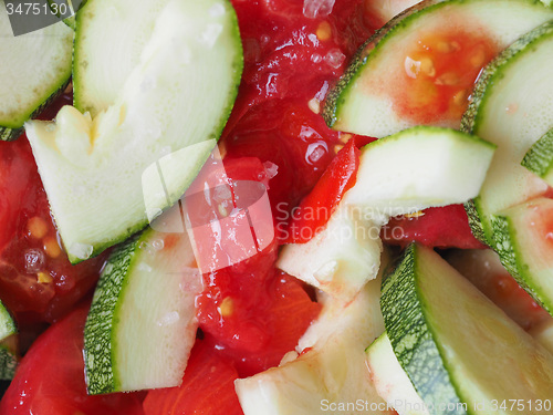 Image of Zucchini with tomato