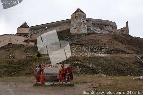 Image of Rasnov Castle in Romania