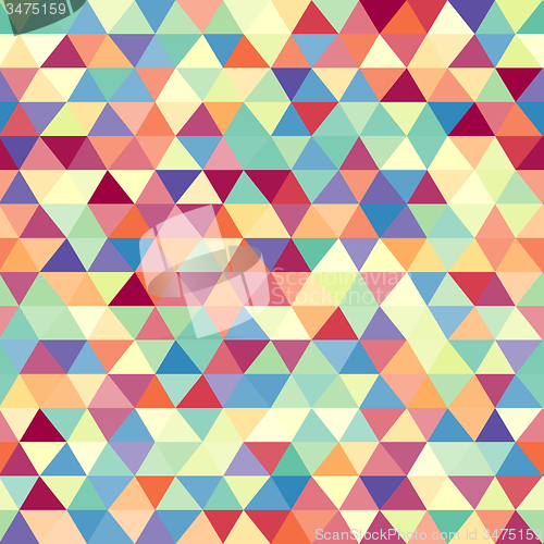 Image of Seamless geometric background. Mosaic. 