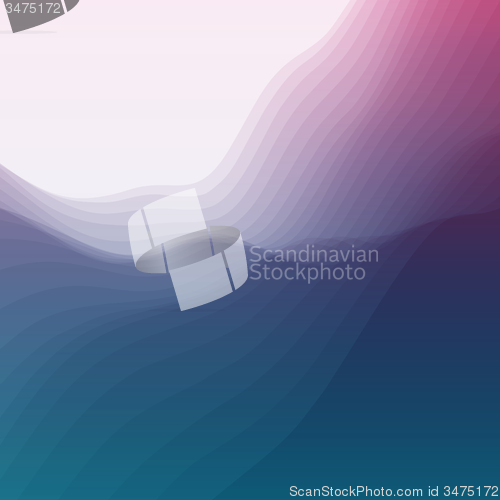 Image of Abstract Background With Curves Lines. 