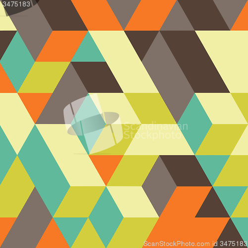 Image of Abstract geometrical 3d background. 