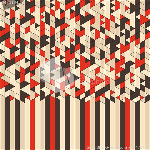 Image of Abstract Geometric Background. Mosaic. Vector Illustration. 