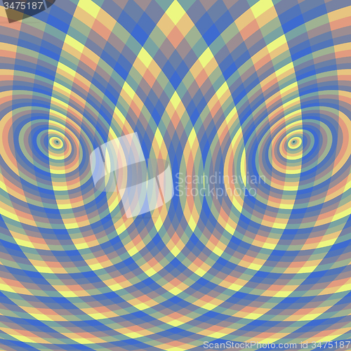 Image of Abstract swirl background. Pattern with optical illusion. 