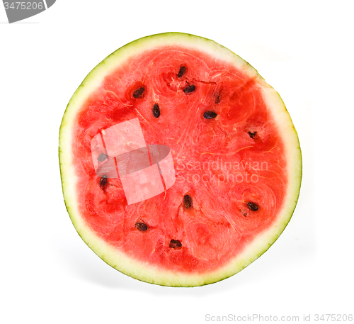 Image of red ripe watermelon 