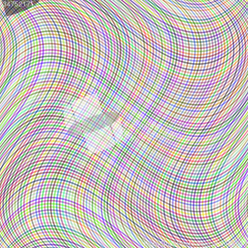 Image of Wave Line Colorful Background. 