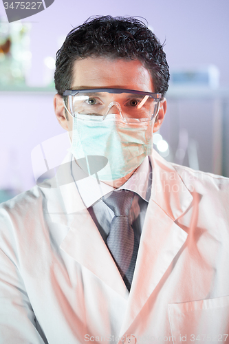 Image of Portrait of a helth care professional in laboratory.