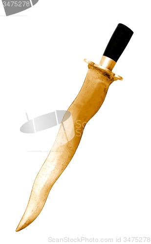 Image of golden dagger symbol