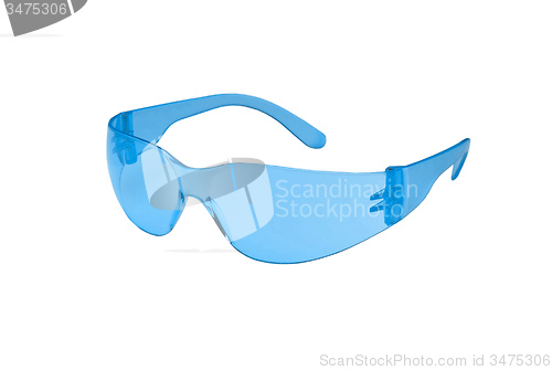Image of Photo of blue glasses
