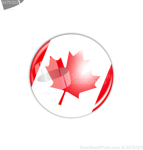 Image of badge - Canadian flag