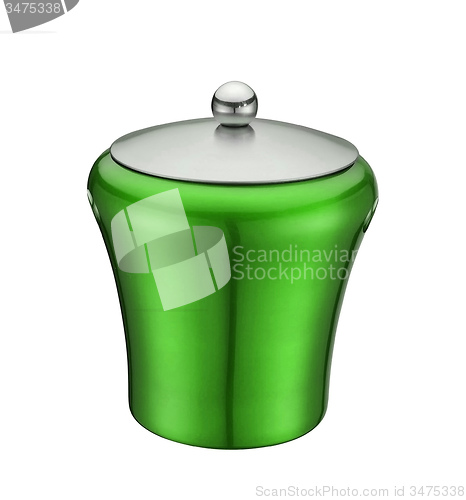 Image of Jar on White Background