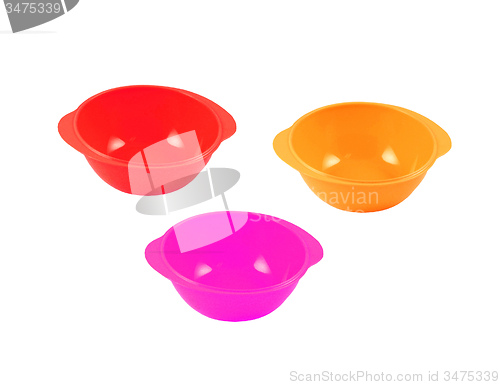 Image of plastic bowls