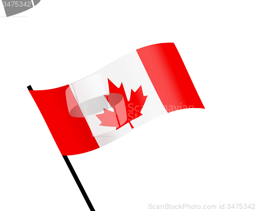 Image of waving flag of Canada