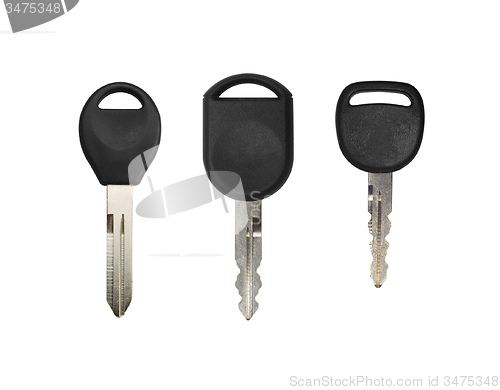 Image of keys on a white background