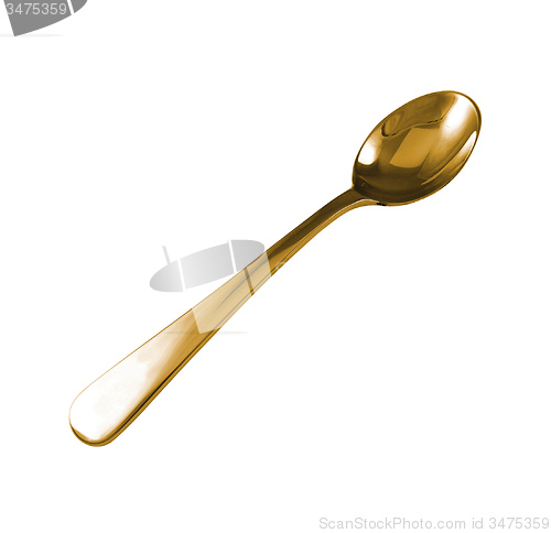 Image of gold spoon