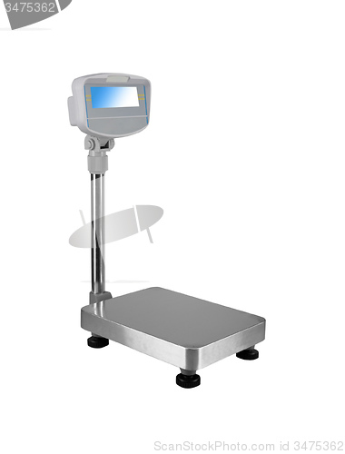 Image of electronic scale isolated