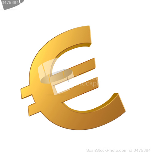 Image of Gold euro sign