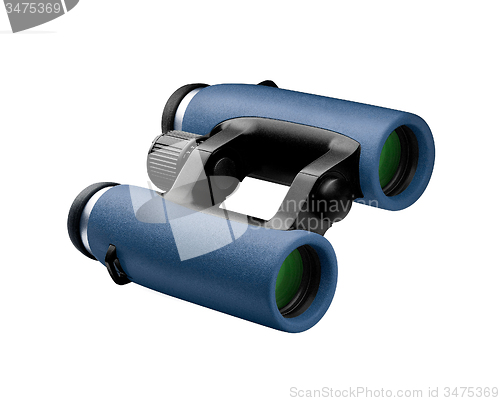 Image of binoculars on white background