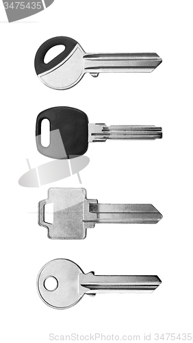 Image of keys isolated