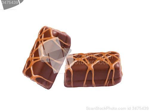 Image of Chocolate sweet isolated