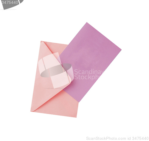 Image of pink and purple envelopes