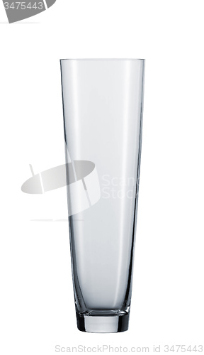 Image of Glass of water empty isolated