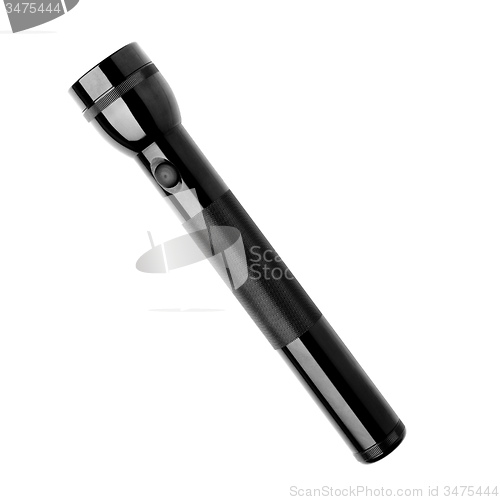 Image of Black torch on a white background