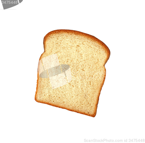 Image of single slice of white bread