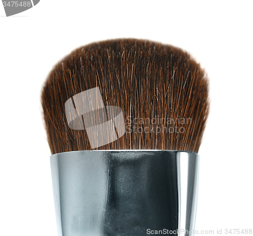 Image of brush to makeup isolated 