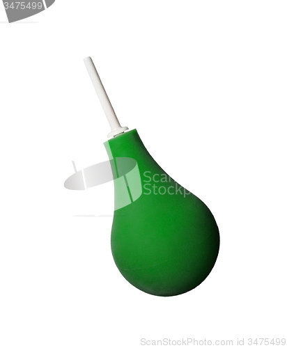 Image of Green rubber pear (enema)