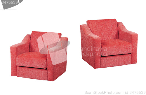 Image of Bright Red Armchair