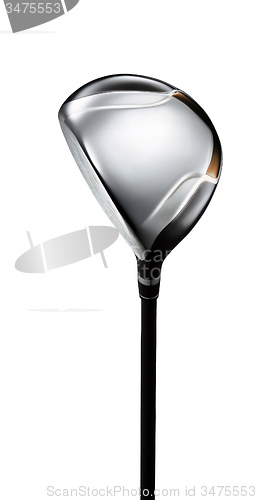 Image of Golf club on white background