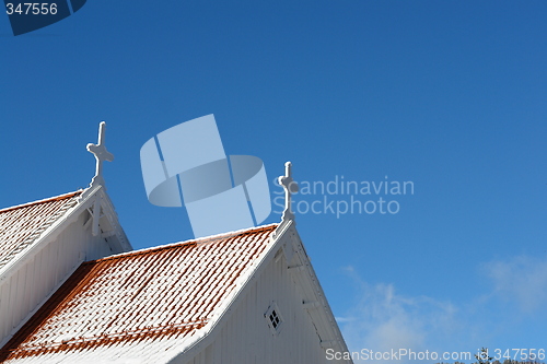 Image of Crosses on roof