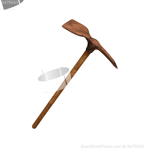 Image of Pick axe isolated