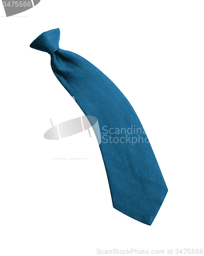 Image of blue tie isolated