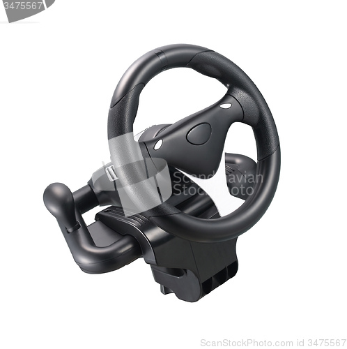 Image of Computer steering wheel