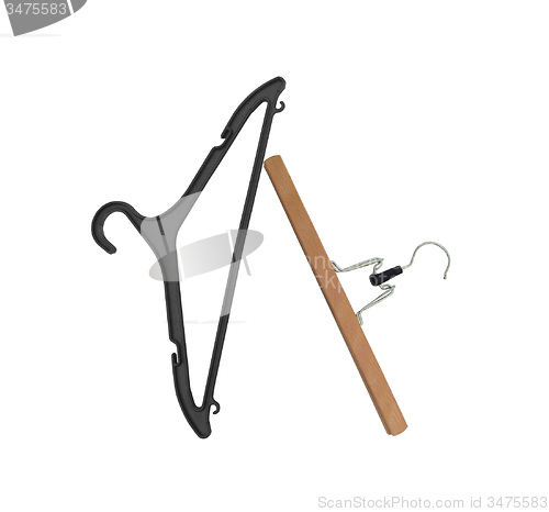 Image of clothes hangers