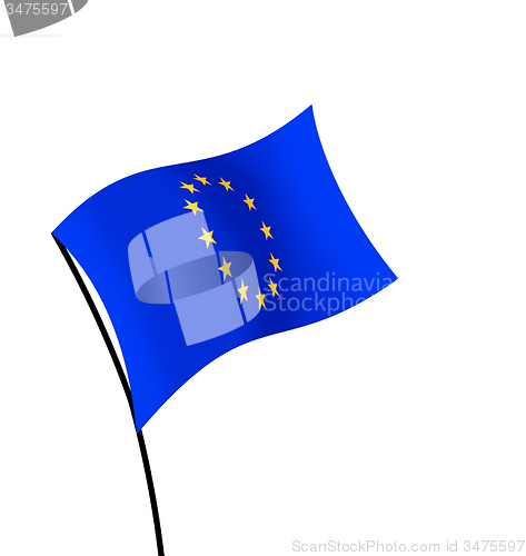 Image of Europe Flag isolated on white