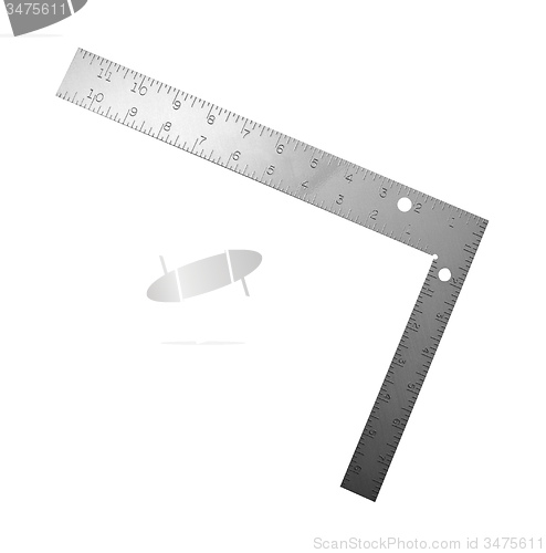 Image of Metal angle on a white background